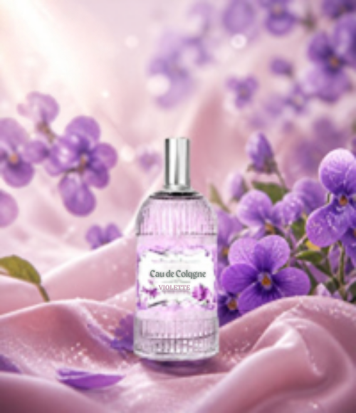 Eau de Cologne à l'ancienne Parfum de Grasse-Violette-250 ml